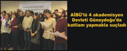 Devleti katliam yapmakla suladlar