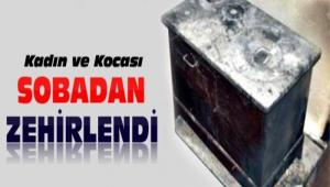 Kar-koca sobadan zehirlendi
