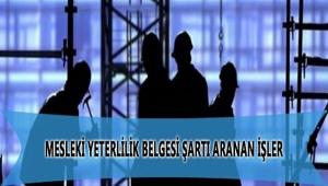 MESLEK YETERLLK BELGES OLMAYAN ALITIRILAMAYACAK