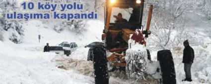 10 ky yolu kapand