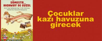 ocuklar kaz havuzuna girecek