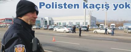 Polis evrak kontrol yapt