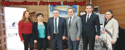 Atatrk Ortaokulu'ndan Bakan Ylmaz'a ziyaret