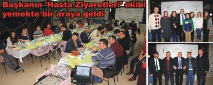 Yemekte bir araya geldiler