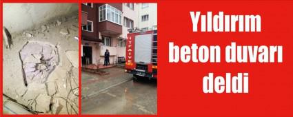 Yldrm atdaki betonu deldi