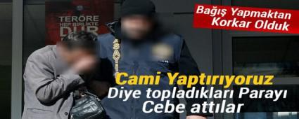 Cami iin para toplayan ahs yakaland