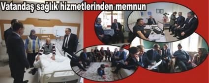 Ylmaz hasta ziyaretlerine bu hafta da devam etti