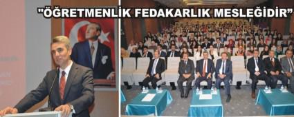 Vali Baru retmen adaylaryla bir araya geldi