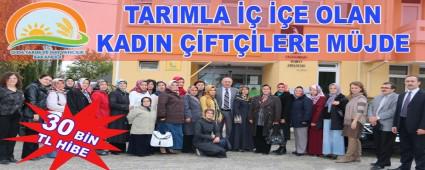 Tarmla i ie olan kadn iftilere mjde