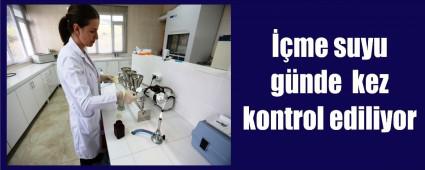 me suyu gnde 3 defa kontrol ediliyor