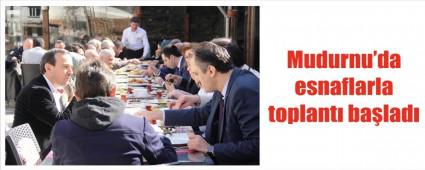 Mudurnu'da esnaf toplantlar