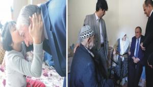 Bakan Ylmaz'dan 7 aileye ziyaret