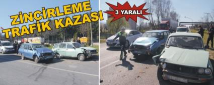 BOLU'DA TRAFK KAZASI : 3 YARALI