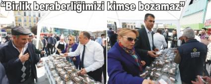 Belediye kandil lokmas ikram etti