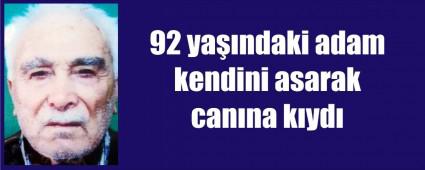 92 yandaki adam kendini ast