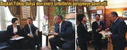 in Bykelisi Yu Hongyang'dan Bakan Ylmaz'a ziyaret