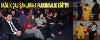 Salk alanlarna KBRN eitimi