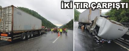 TEM otoyolunda trafik kazas