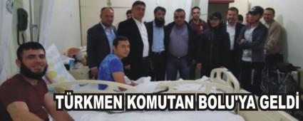 TRKMEN KOMUTAN TEDAV GREN ARKADALARINI ZYARET ETT