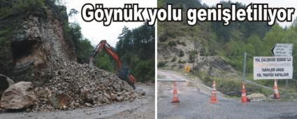 Gynk yolu geniletiliyor