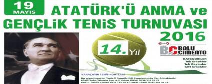 19 Mays Tenis turnuvas start ald