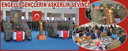 Engelliler bir gnlne asker oldular