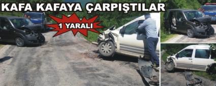 BOLU'DA TRAFK KAZASI : 1 YARALI