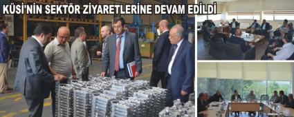 KS'NN SEKTR ZYARETLERNE DEVAM EDLD