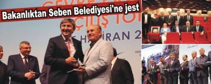 evre ehircilik Bakanlndan Bir Anahtar da Seben Belediyesine