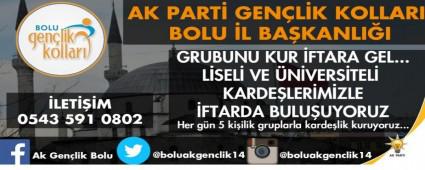 AK Genler iftarda genleri alyor