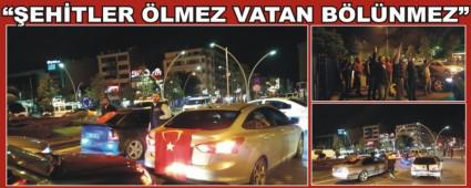 Bolu'da terr protestosu