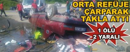 BOLU'DA TRAFK KAZASI: 1 L, 2 YARALI