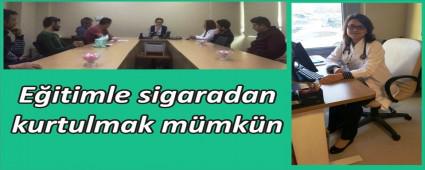 Sigara bamllndan eitimle kurtulabilirsiniz