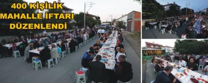 Salbeyler'de 400 kiilik iftar