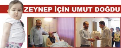 KEMK L HASTASI ZEYNEP'E KARDE UMUT OLDU