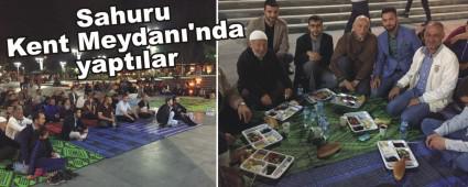 Sahuru Kent Meydan'nda yaptlar