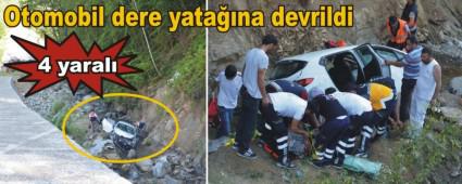 Bolu'da trafik kazas: 4 yaral