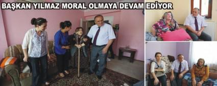 BAKAN YILMAZ 6 ALEY ZYARET ETT