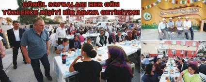 knlar Mahallesi'nde bin 100 kiilik dev iftar