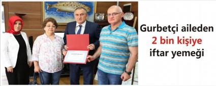 svire'den gelerek 2 bin kiiye iftar verdiler