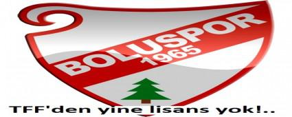 Boluspor yine lisans alamad