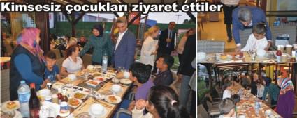 Kimsesiz ocuklar ziyaret ettiler