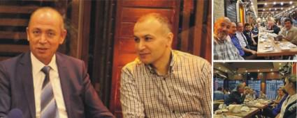 Bolu Basn Mensuplar Cavit Demir'in iftar yemeindeydi