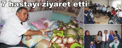 Hasta ziyaretleri devam ediyor