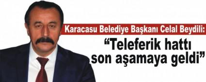 Teleferik hatt son aamaya geldi