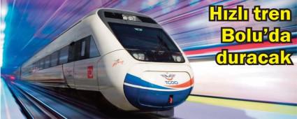 Hzl tren Bolu'dan geiyor