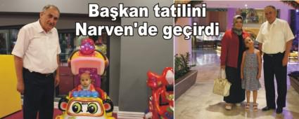 Bakan tatilini Narven'de geirdi