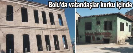 Metruk binalar tehlike oluturuyor