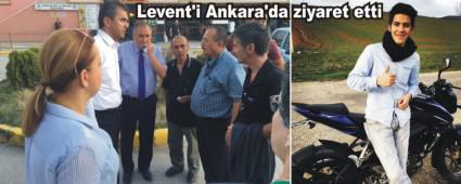 Doanay Levent'i Ankara'da ziyaret etti