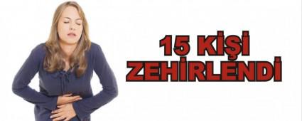 Lokantadaki yemekten 15 kii zehirlendi